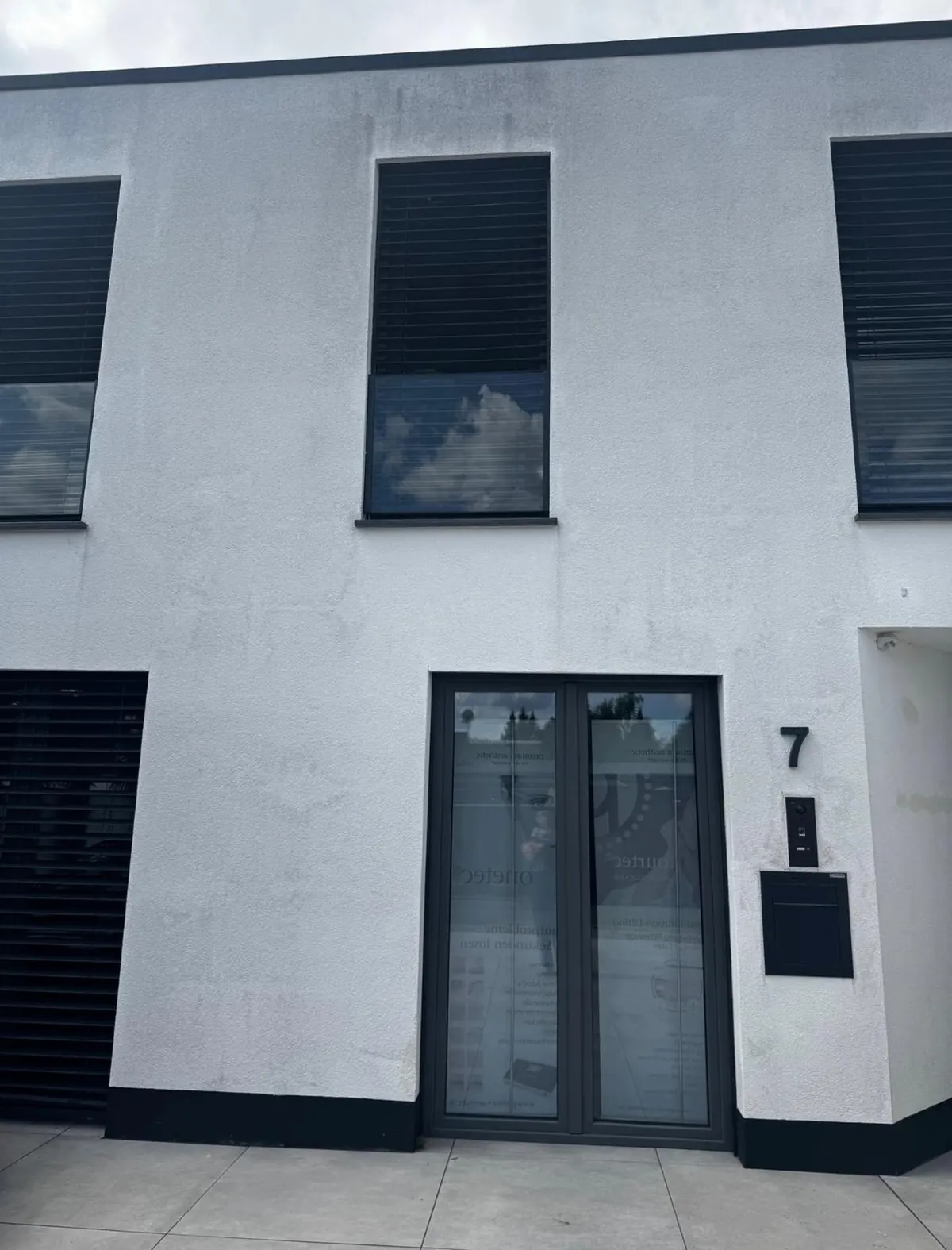Hausfassade vorher